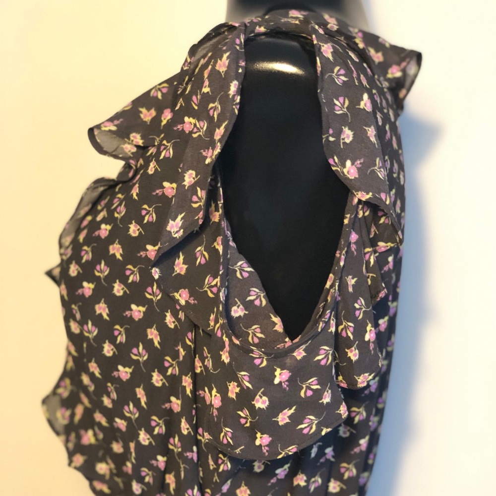 Loft Floral Cold Shoulder Dress - Picture 6 of 8